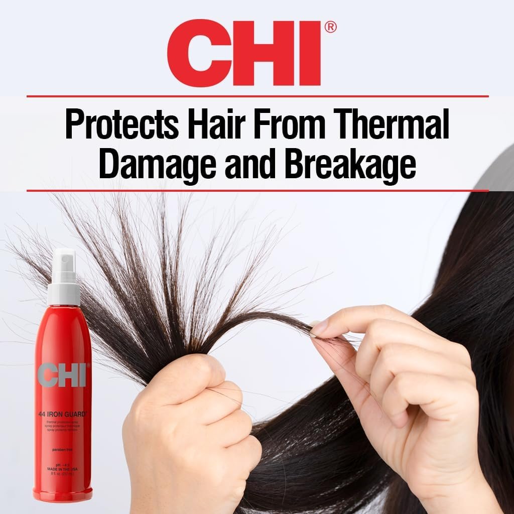 CHI 44 Iron Guard Thermal Protection Spray – Shield Nourish Hair from Heat Damage 237 ml 8 oz (5)